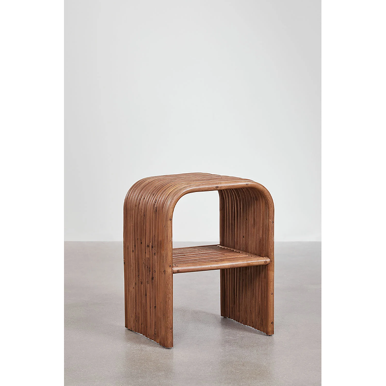 Mesa lateral rectangular en ratán (35x40 cm) Nolay 3