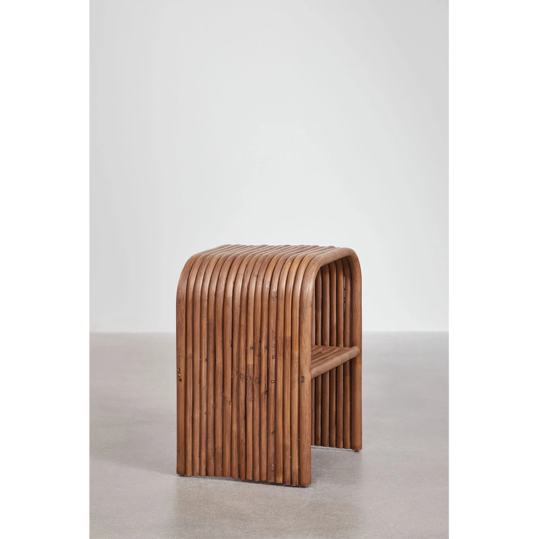 Mesa lateral rectangular en ratán (35x40 cm) Nolay 4