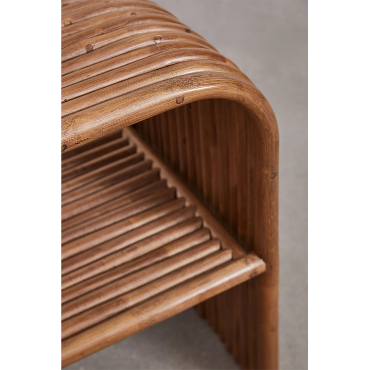 Mesa lateral rectangular en ratán (35x40 cm) Nolay 5