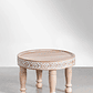 Mesa lateral redonda en madera de mango 58 cm Jaryel - Miniatura 1