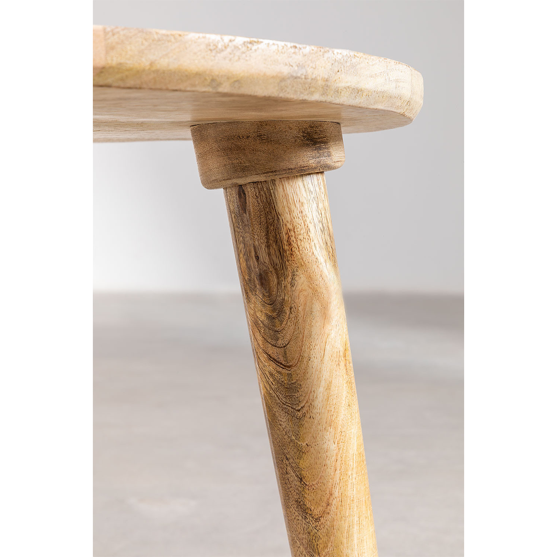 Mesa lateral en Madera de Mango 55 cm Diborna 5