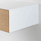 Mesa arrimo de Pared Florens 95 cm color natural - Miniatura 3