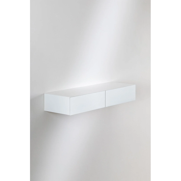 Mesa arrimo de Pared Florens 95 cm color blanco 1