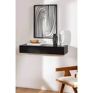 Mesa arrimo de Pared Florens 95 cm color negro