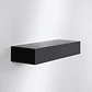 Mesa arrimo de Pared Florens 95 cm color negro - Miniatura 2