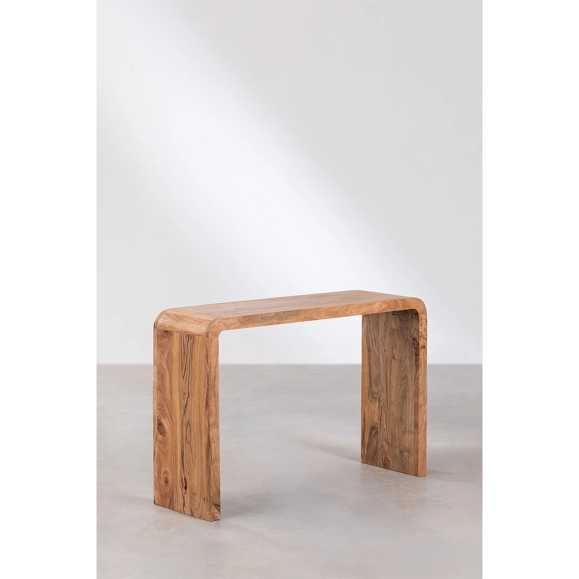 Mesa de arrimo en Madera de Acacia Vacry en 119 cm 2