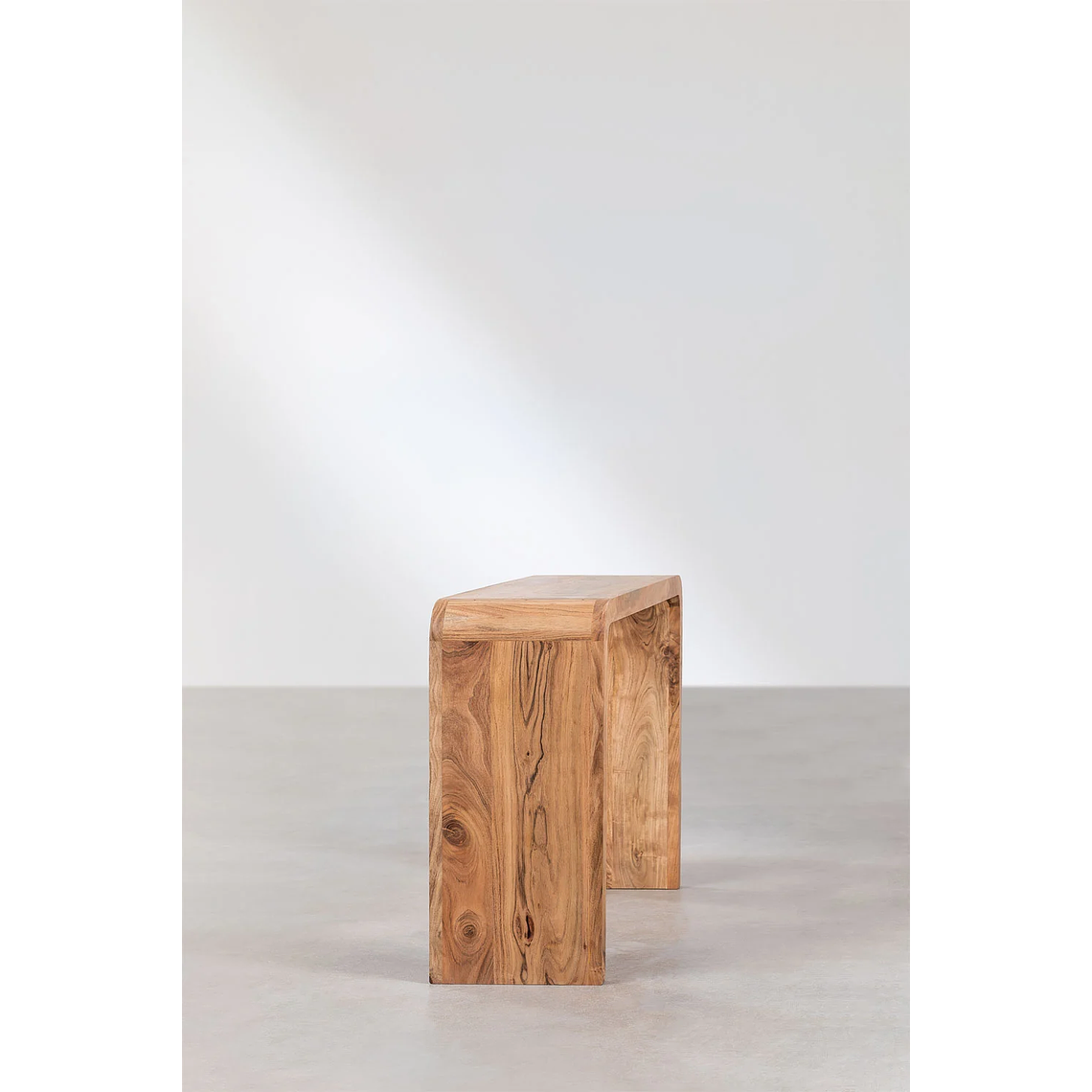 Mesa de arrimo en Madera de Acacia Vacry en 119 cm 3