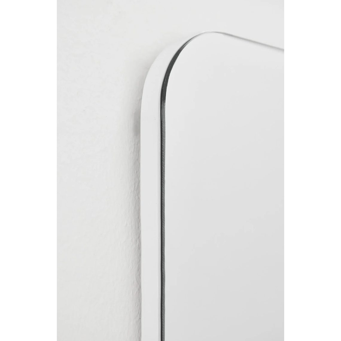 Mesa de arrimo con espejo 78 cm Varna blanco 6