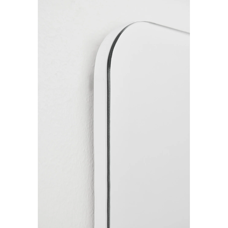 Mesa de arrimo con espejo 78 cm Varna blanco 6