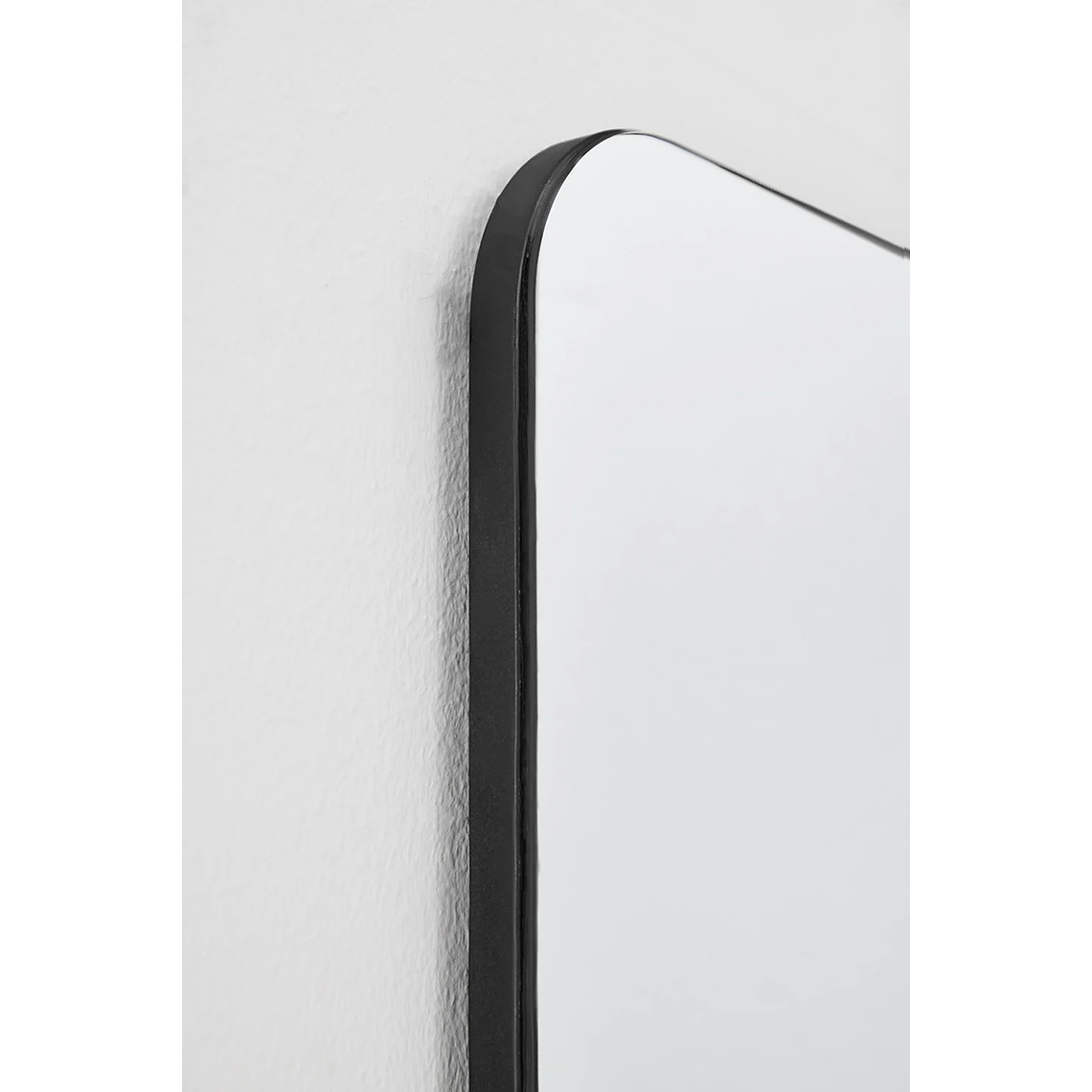 Mesa de arrimo con espejo 78 cm Varna negro 6