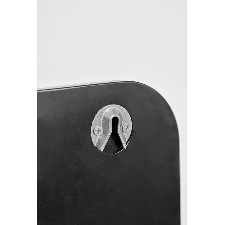 Mesa de arrimo con espejo 78 cm Varna negro 7