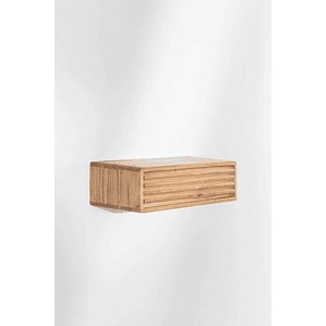 Mesa de arrimo flotante en Madera Deleyna en 80 cm