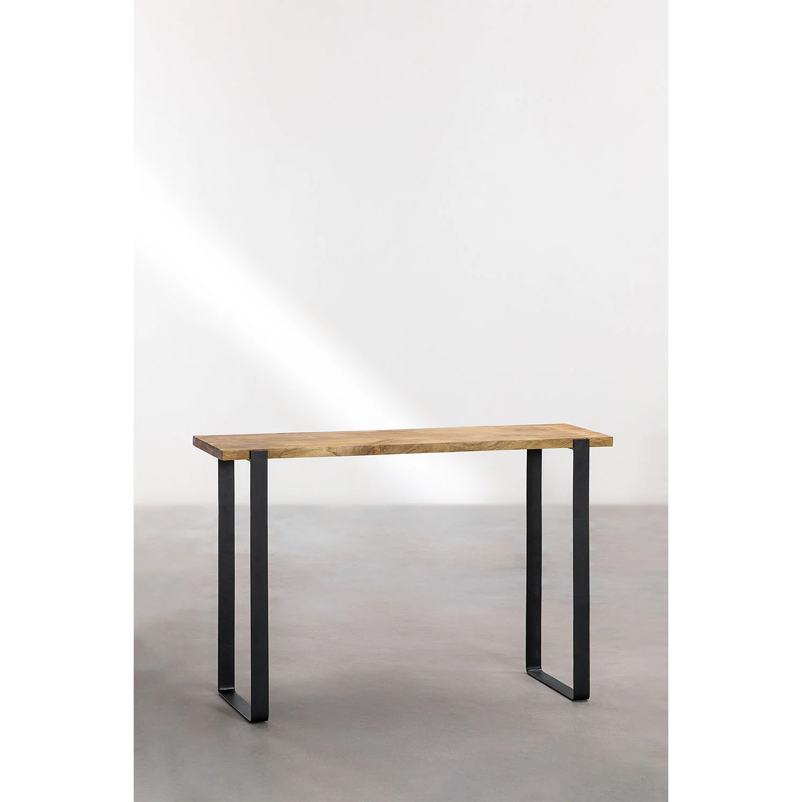 Mesa de arrimo en Madera de Mango y Metal Kiren 120 cm 2