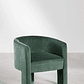 Poltrona en Terciopelo Xastru color verde jungla - Miniatura 2