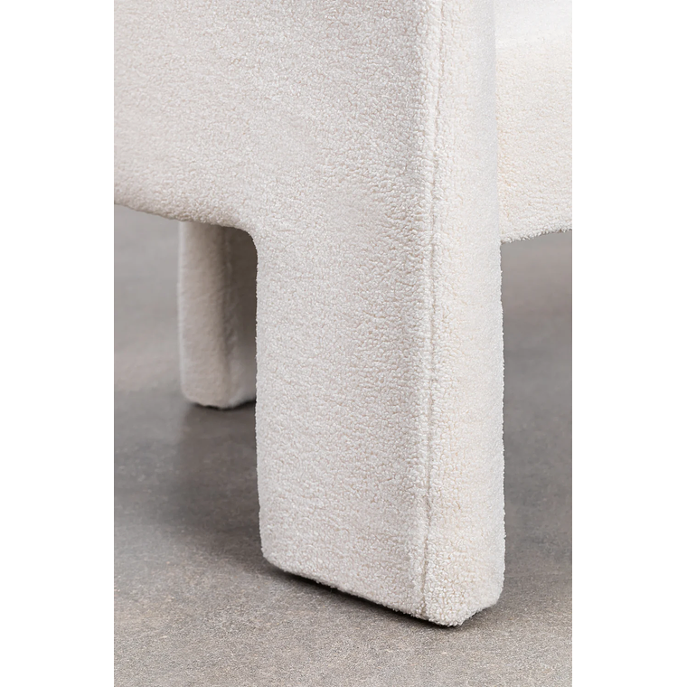 Poltrona en borreguito Xastru blanco 6