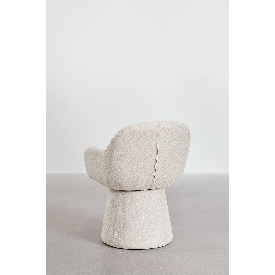 Poltrona Giratoria Erica Beige Crema 4