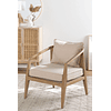 Poltrona en Madera Kairos color beige crema