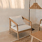 Poltrona en Madera de Acacia Kaela - Miniatura 1