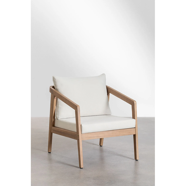 Poltrona en Madera de Acacia Kaela 3