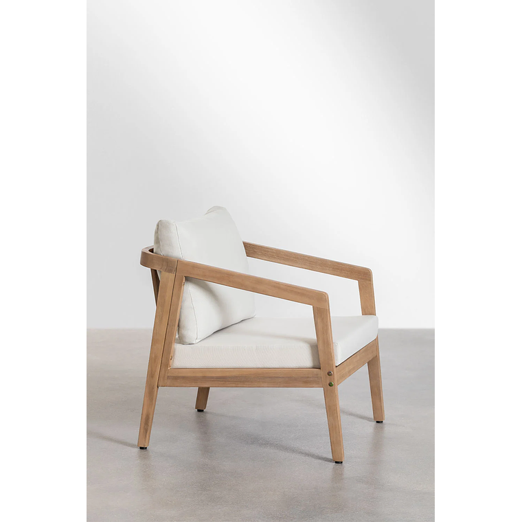 Poltrona en Madera de Acacia Kaela 4