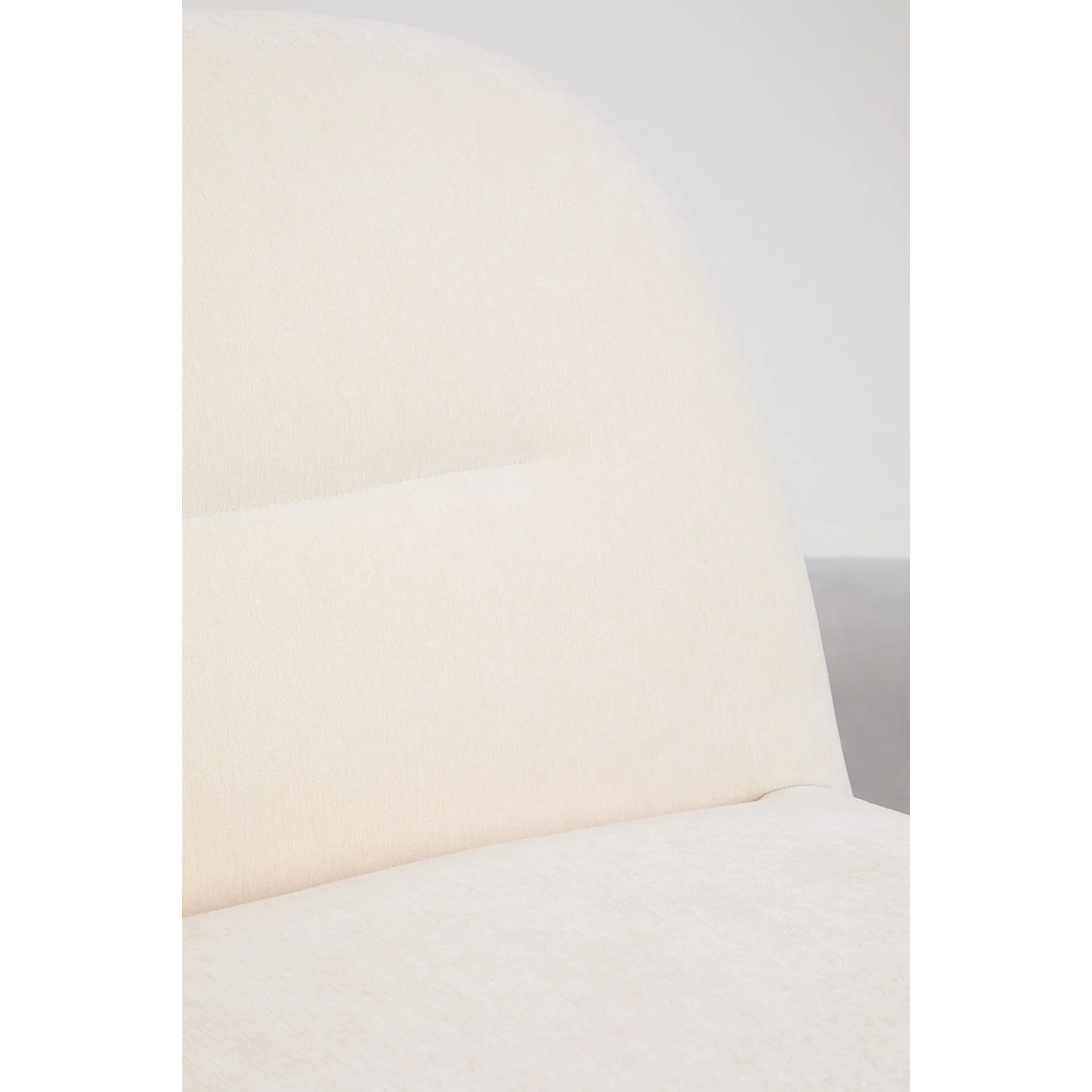 Poltrona giratorio en chenilla Sernin beige crema 8