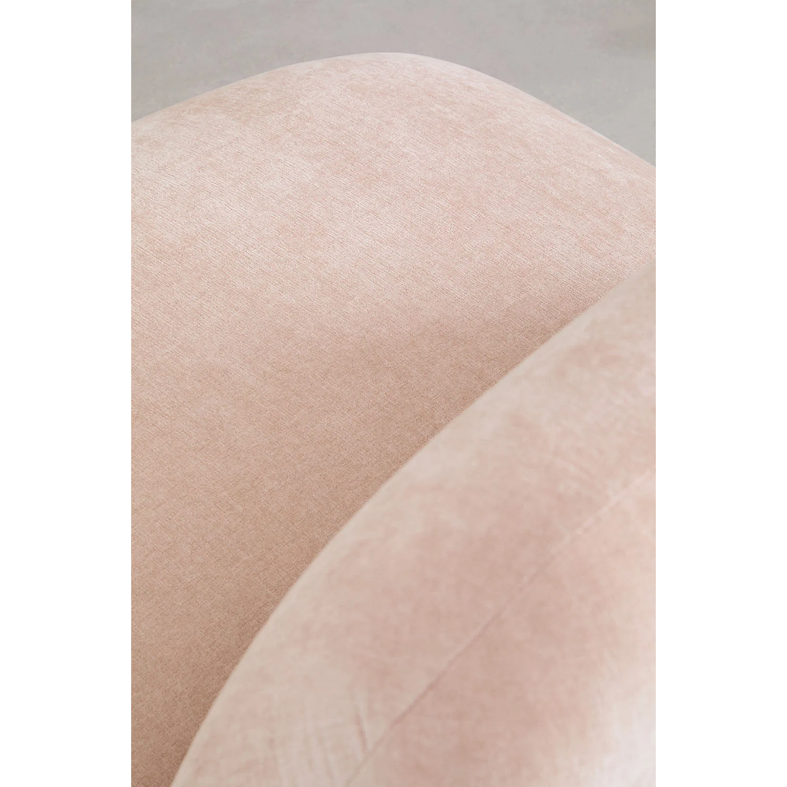 Poltrona giratorio en chenilla Sernin maquillaje claro 7