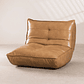 Poltrona Reclinable en Polipiel Mati color camel - Miniatura 1