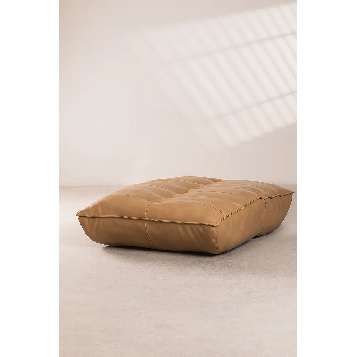 Poltrona Reclinable en Polipiel Mati color camel 3