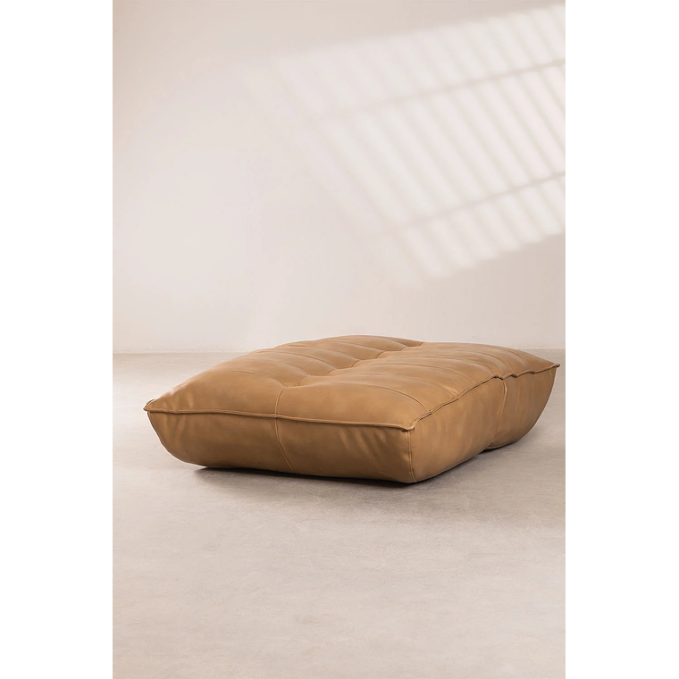 Poltrona Reclinable en Polipiel Mati color camel 3