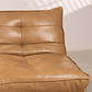 Poltrona Reclinable en Polipiel Mati color camel - Miniatura 5