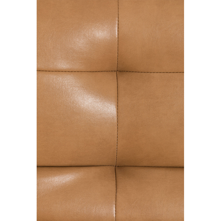 Poltrona Reclinable en Polipiel Mati color camel 6