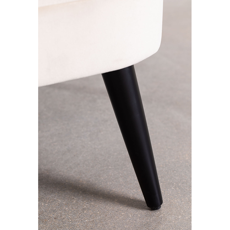 Poltrona en Terciopelo Icon Style beige crema 5