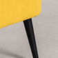 Poltrona en Terciopelo Icon Style mostaza - Miniatura 5