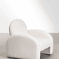Poltrona en Borreguito Gema color blanco - Miniatura 4