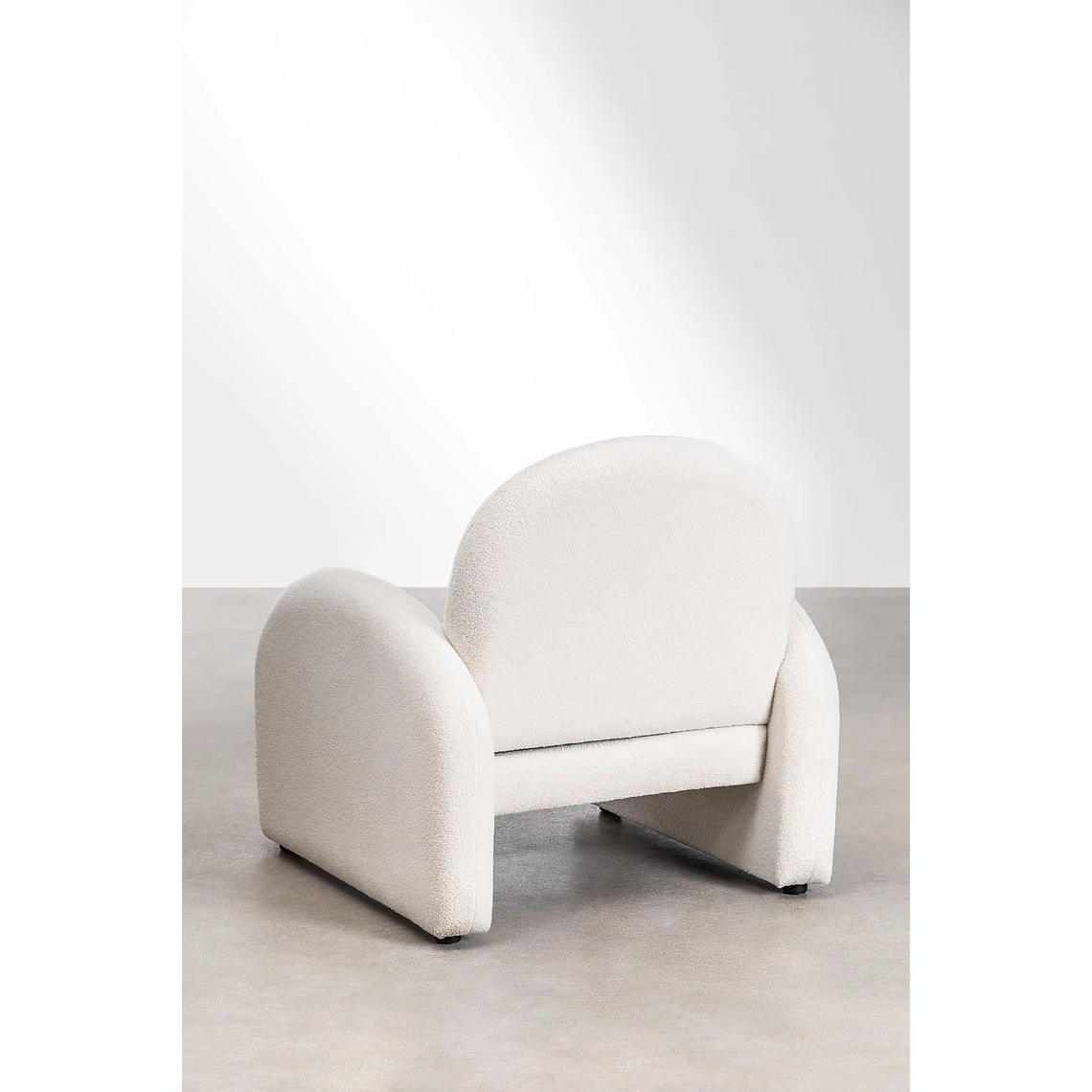 Poltrona en Borreguito Gema color blanco 5