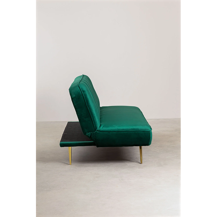 Sofá cama de 3 plazas en terciopelo Ellmy 4