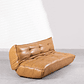 Sofá Cama de 3 Plazas en Polipiel Mati color camel - Miniatura 1