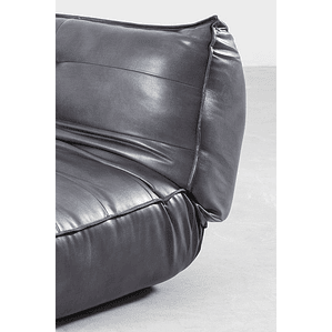 Sofá Cama de 3 Plazas en Polipiel Mati color gris