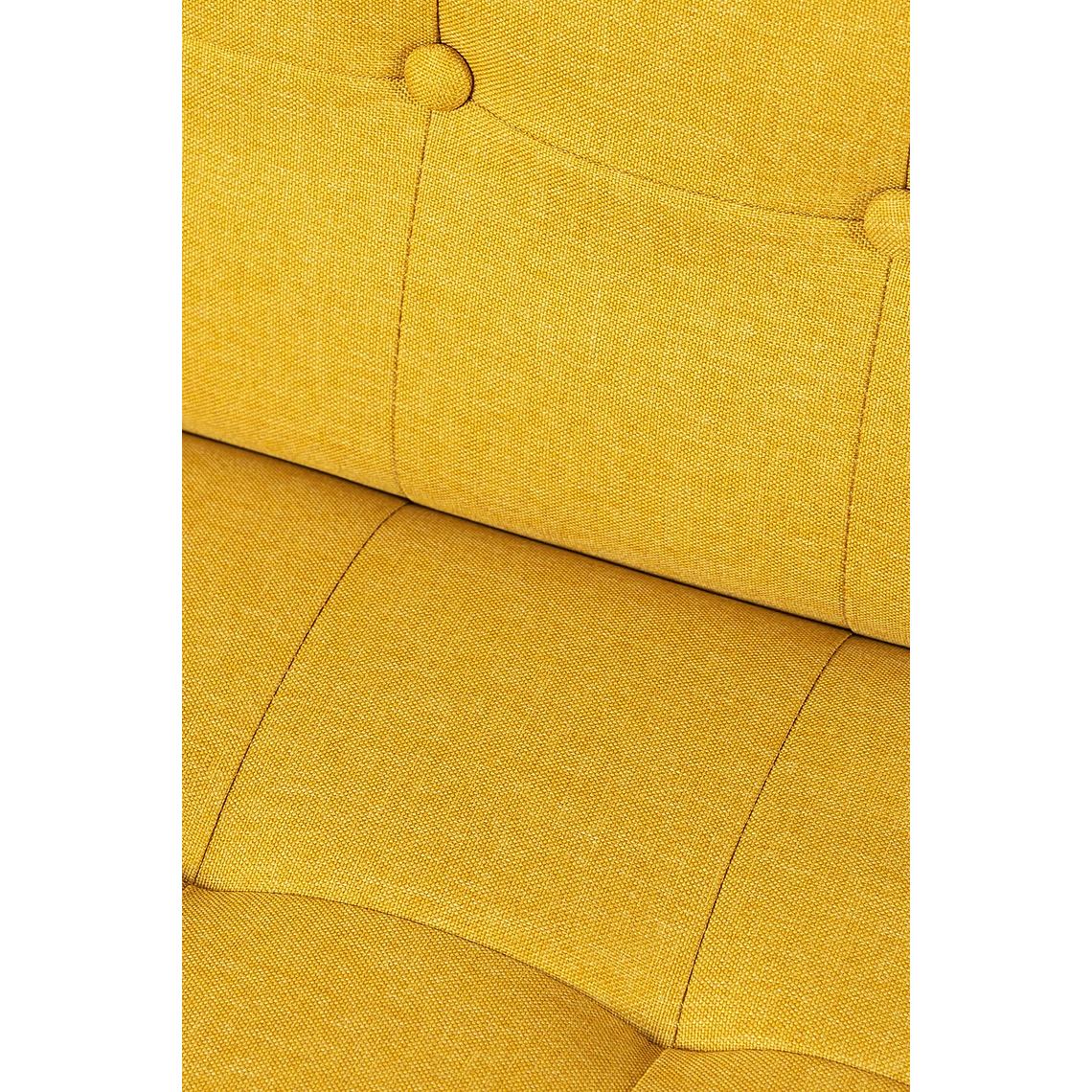 Sofá cama de 3 plazas Brion color amarillo curry 2