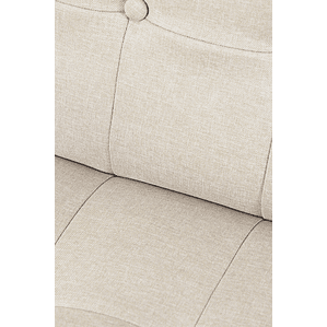 Sofá cama de 3 plazas Brion color beige crema