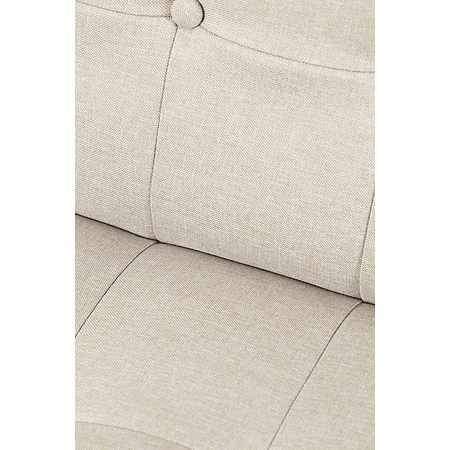 Sofá cama de 3 plazas Brion color beige crema