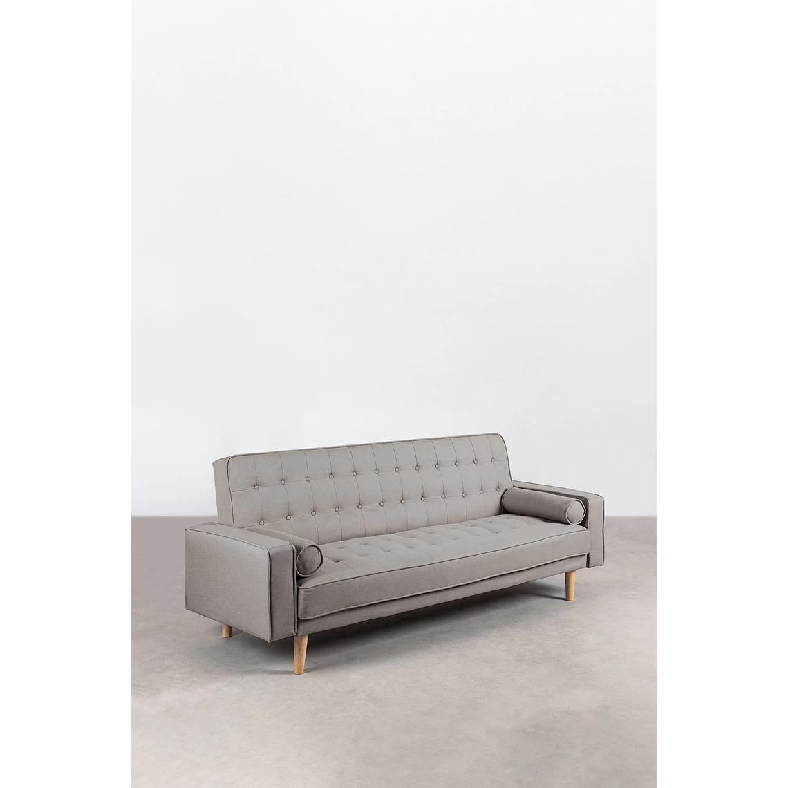 Sofá cama de 3 plazas Brion color gris hormigón 1