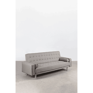 Sofá cama de 3 plazas Brion color gris hormigón