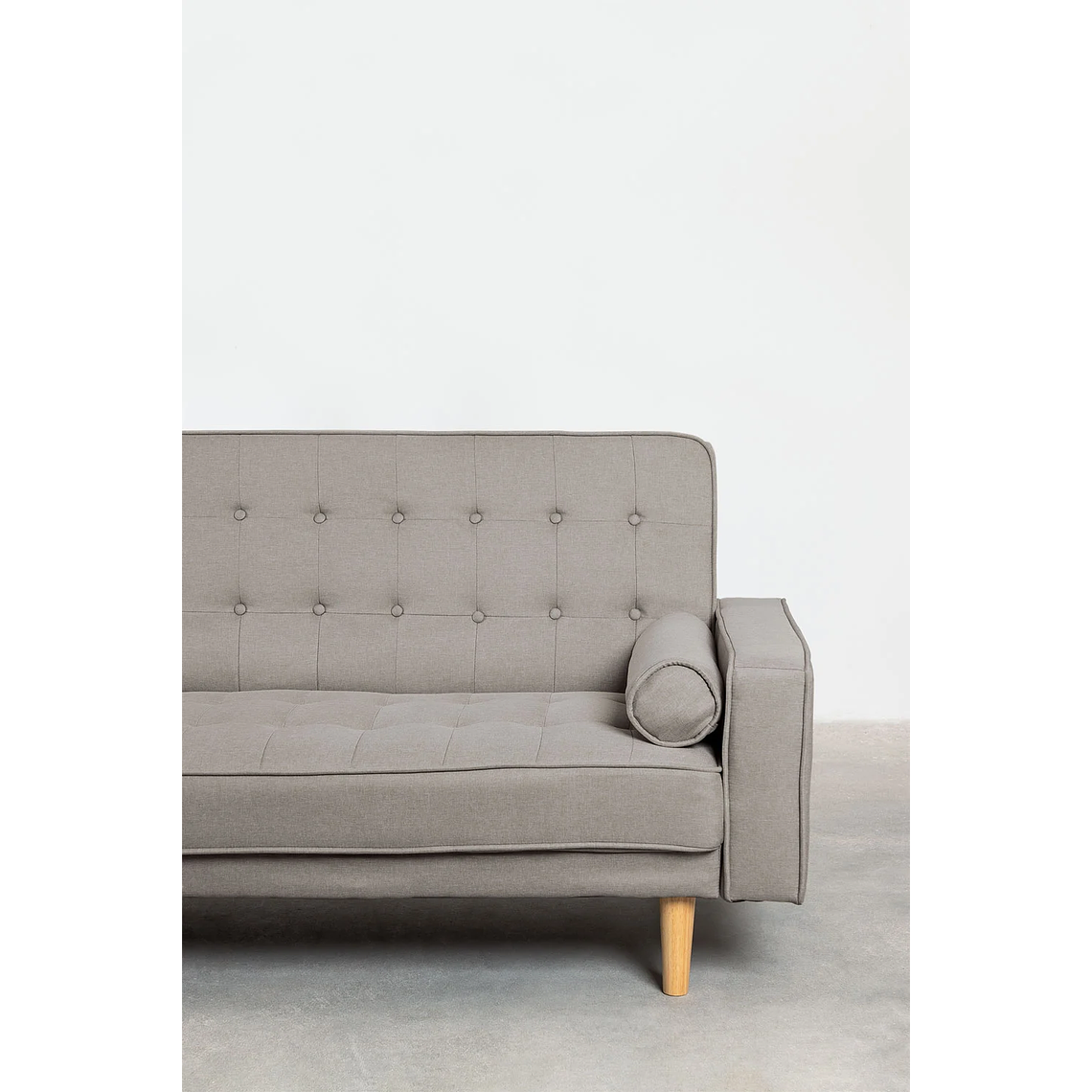 Sofá cama de 3 plazas Brion color gris hormigón 4