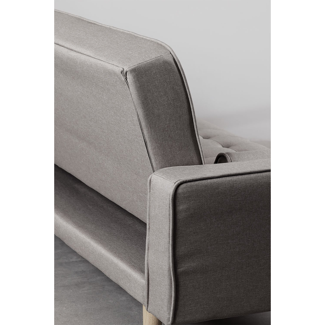 Sofá cama de 3 plazas Brion color gris hormigón 5