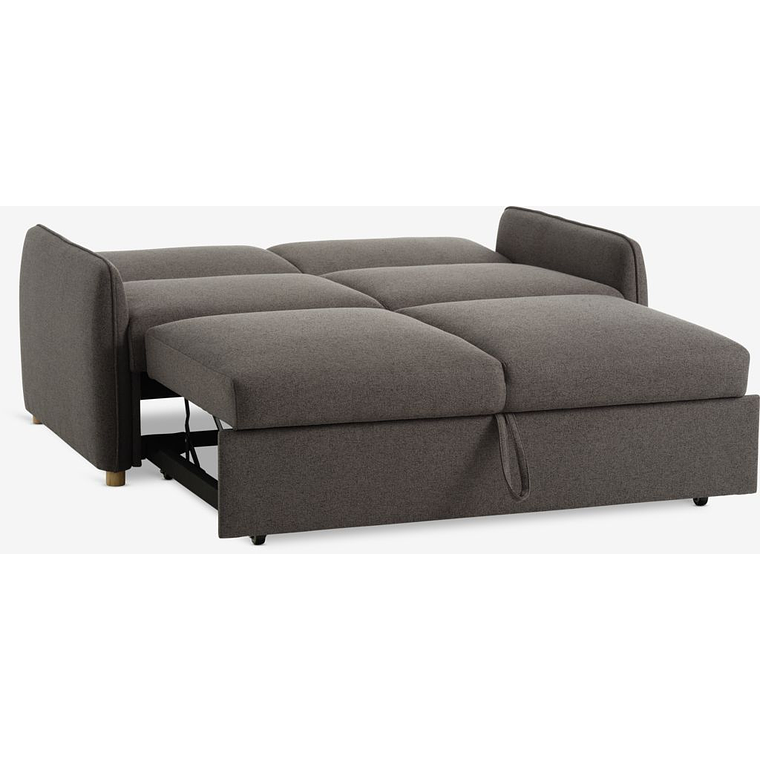 Sofá cama de 2 plazas LYSTRUP 2 plazas tela gris oscuro 6