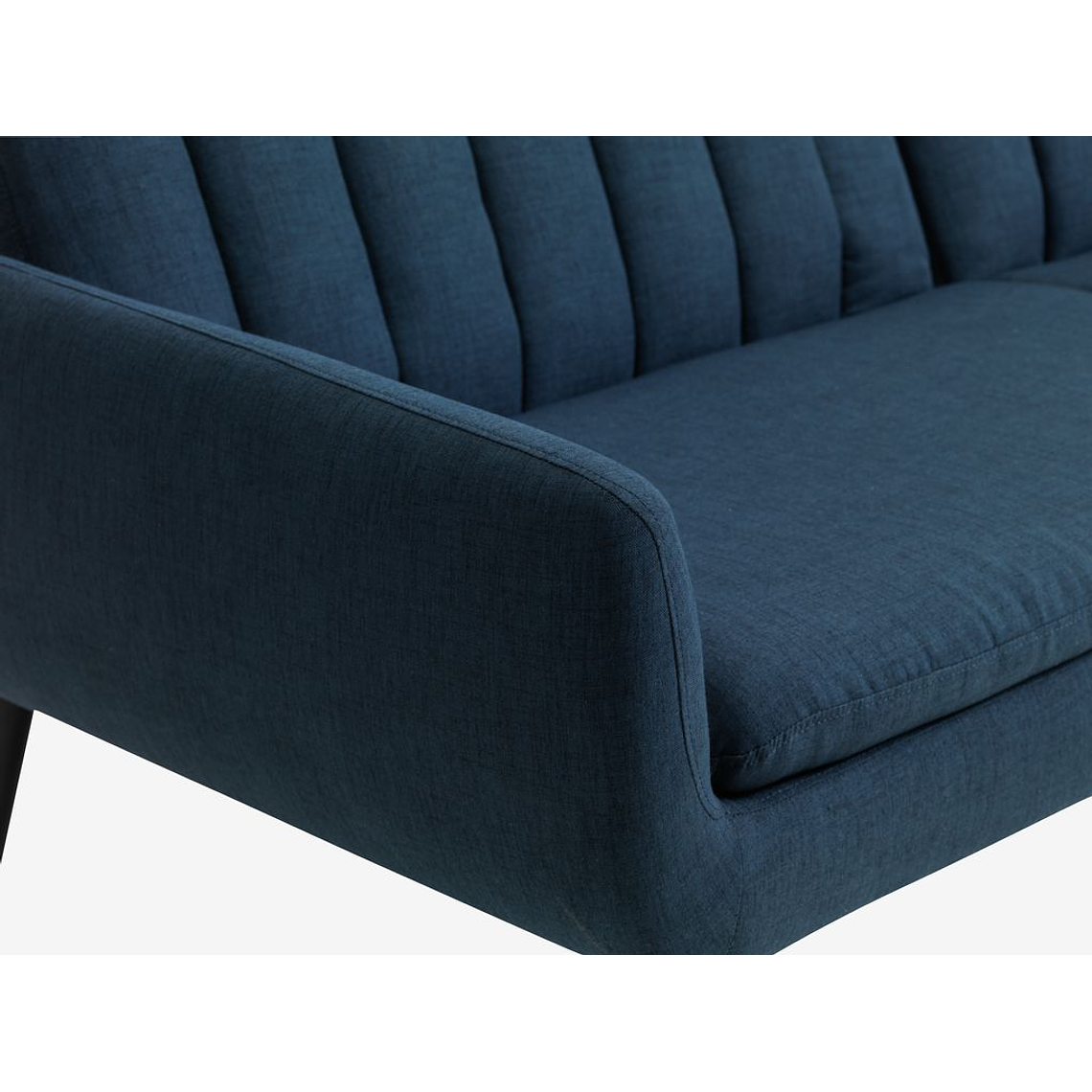 Sofá cama de 3 plazas HARNDRUP tela azul oscuro 5