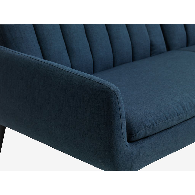 Sofá cama de 3 plazas HARNDRUP tela azul oscuro 5