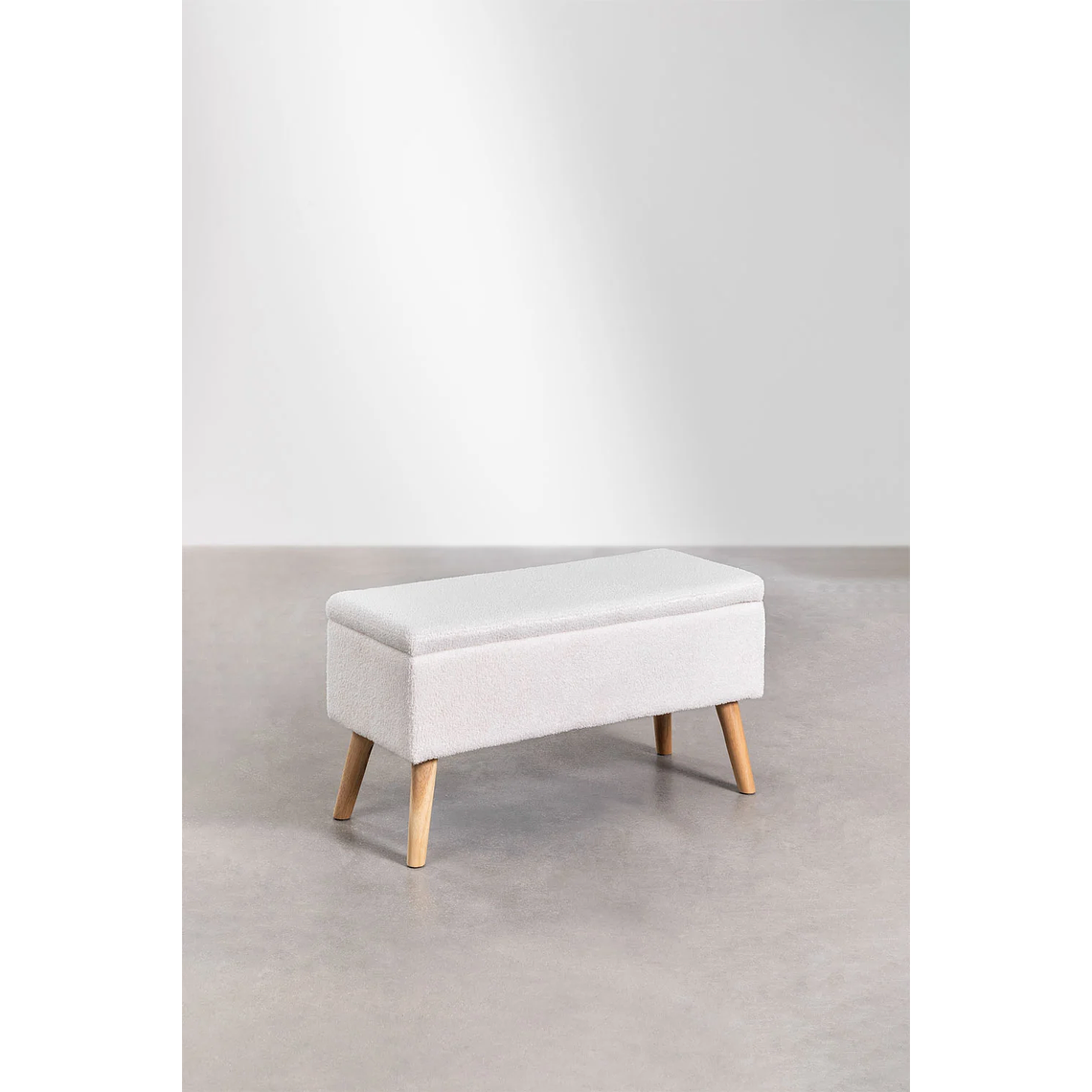 Banqueta Baúl en Borreguito Adirane 85 cm 1