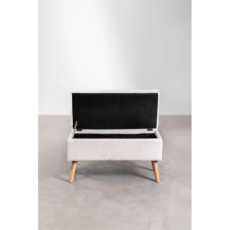 Banqueta Baúl en Borreguito Adirane 85 cm 3